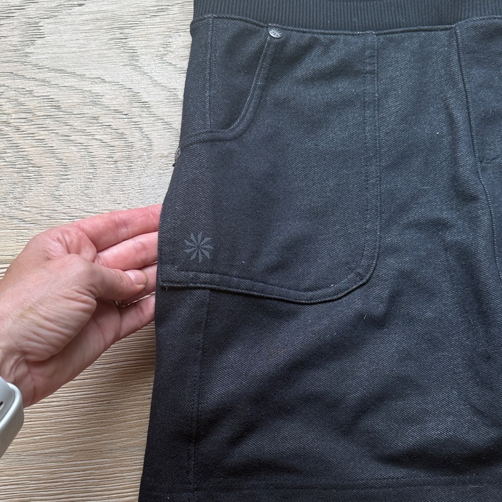 Athleta Black Skirt with built in shorts - Picture 6 of 6